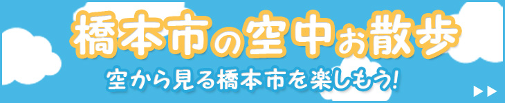 橋本市の空中お散歩